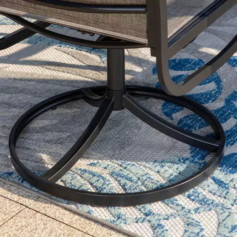 2 chaises pivotantes et à bascule pour patio - Captiva Designs