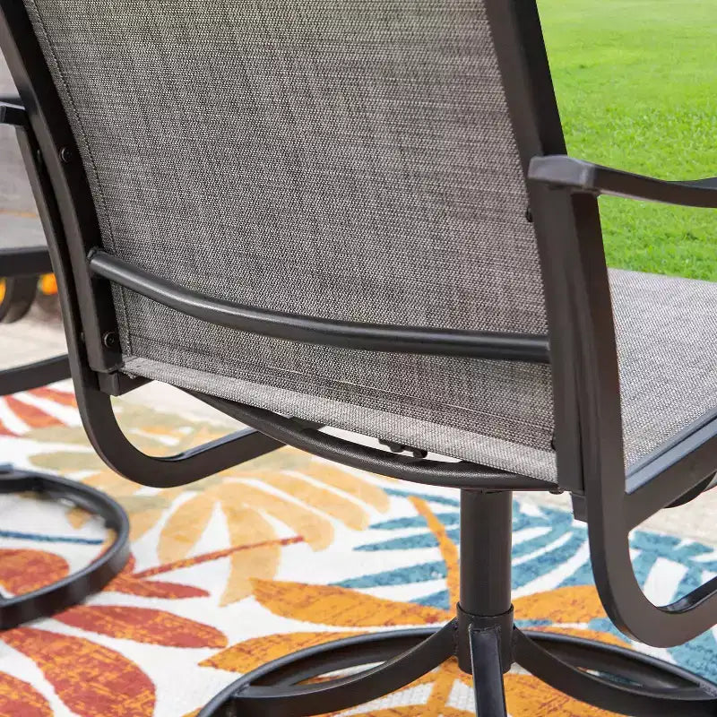 2 chaises pivotantes et à bascule pour patio - Captiva Designs