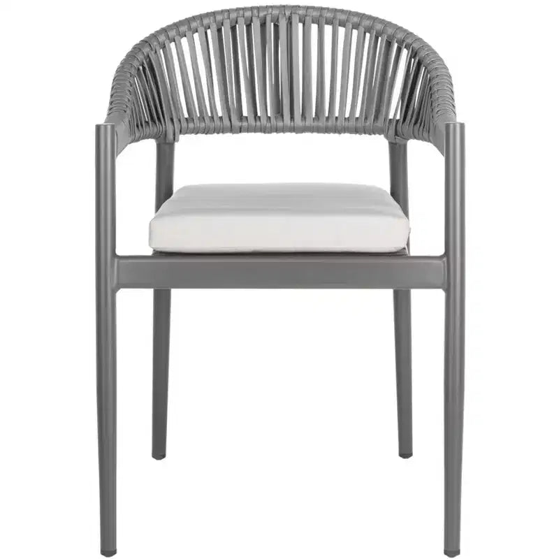 Chaises en corde Greer (lot de 2) - Intérieur/Extérieur - PAT4023 - Gris - Safavieh