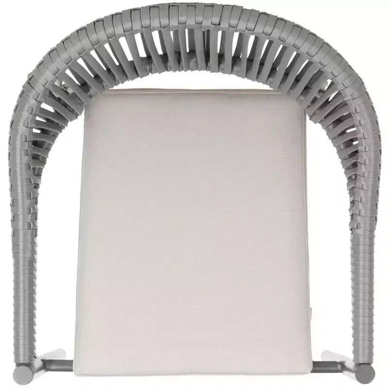 Chaises en corde Greer (lot de 2) - Intérieur/Extérieur - PAT4023 - Gris - Safavieh