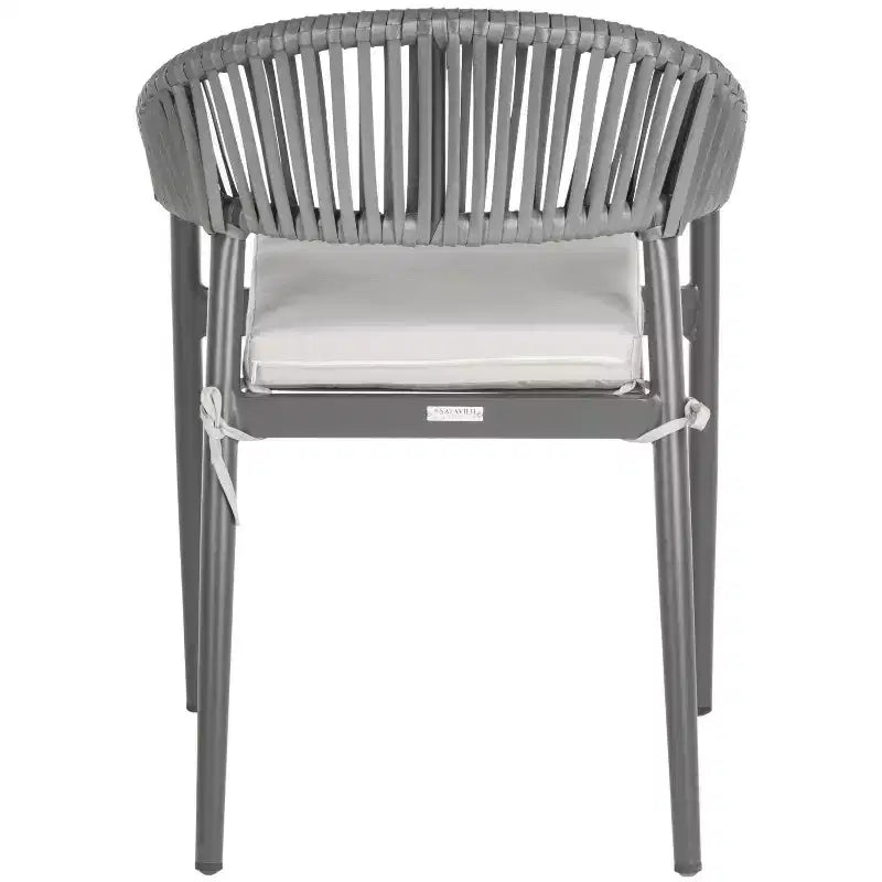 Chaises en corde Greer (lot de 2) - Intérieur/Extérieur - PAT4023 - Gris - Safavieh