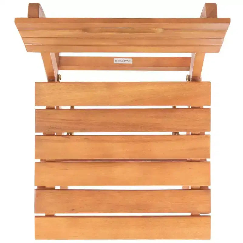 Chaises Pliantes Blison (Lot De 2) - Intérieur/Extérieur - PAT7057 - Naturel - Safavieh