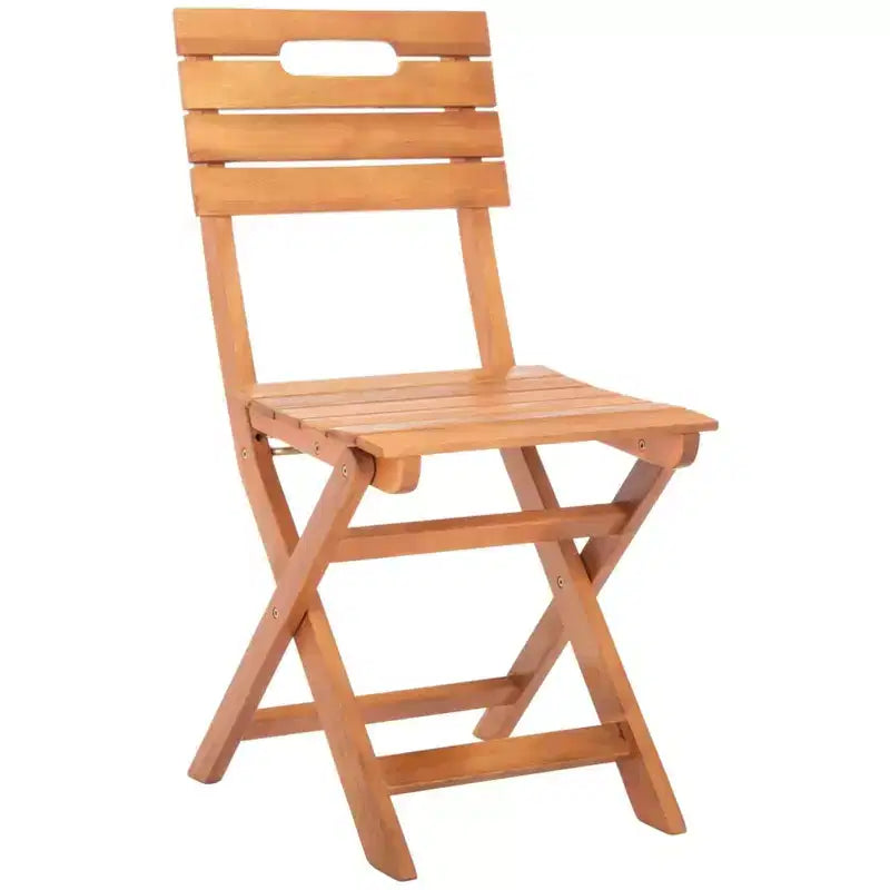Chaises Pliantes Blison (Lot De 2) - Intérieur/Extérieur - PAT7057 - Naturel - Safavieh