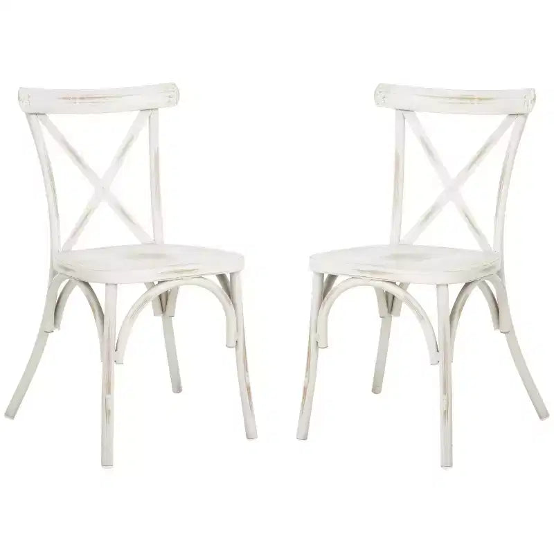 Elia Chair (Set Of 2) - Indoor/Outdoor - PAT4029 - White - Safavieh
