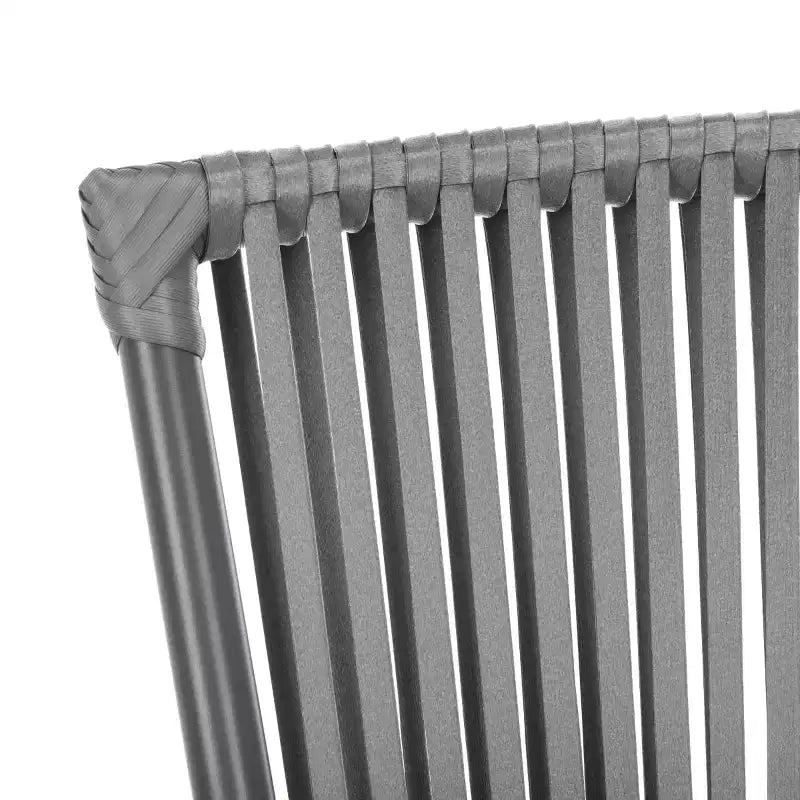 Chaise Paolo Rope (Lot de 2) - Intérieur/Extérieur - PAT4024 - Gris - Safavieh
