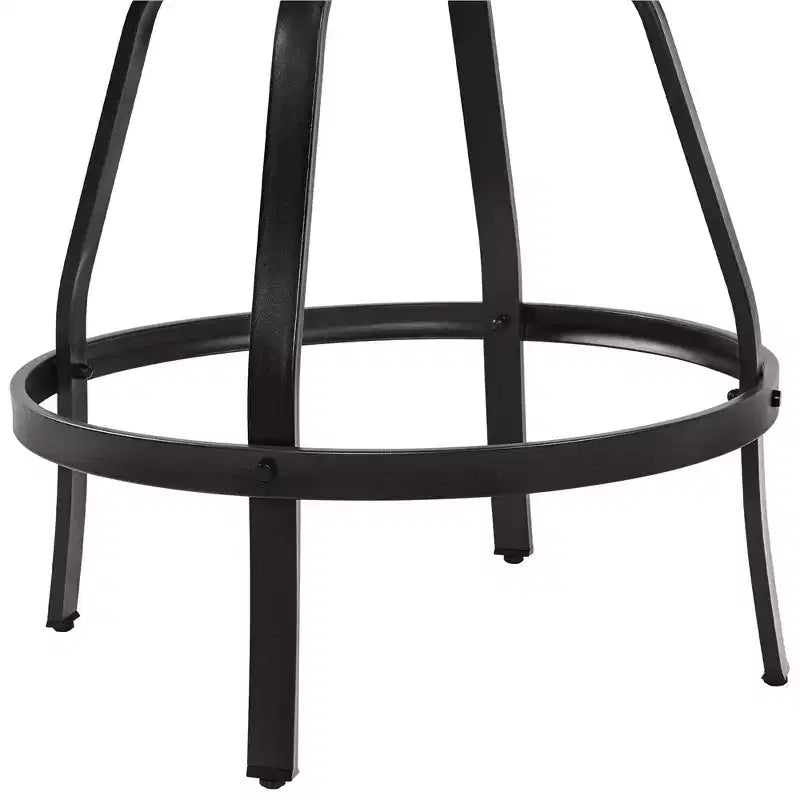 Tabourets de bar pivotants d'extérieur Yaheetech Chaises de bistrot de patio avec dossier haut et accoudoirs