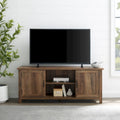 Meuble TV avec portes rainurées de 58 pouces Middlebrook Wind Gap