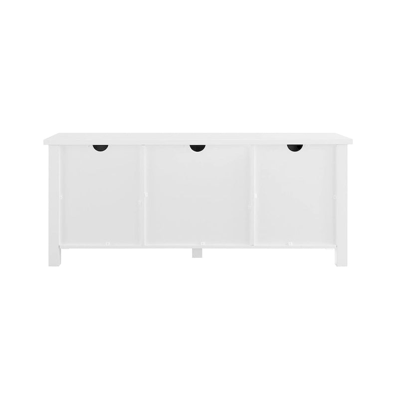 Meuble TV avec portes rainurées de 58 pouces Middlebrook Wind Gap