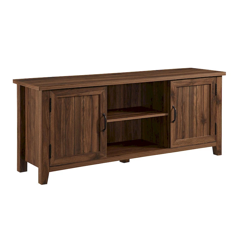 Meuble TV avec portes rainurées de 58 pouces Middlebrook Wind Gap