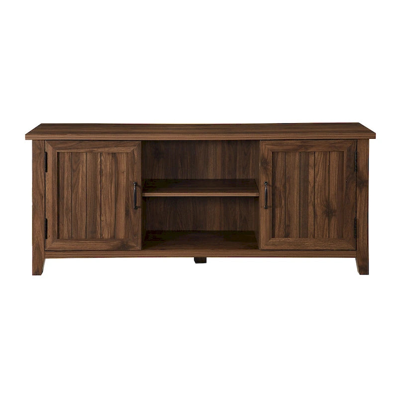 Meuble TV avec portes rainurées de 58 pouces Middlebrook Wind Gap