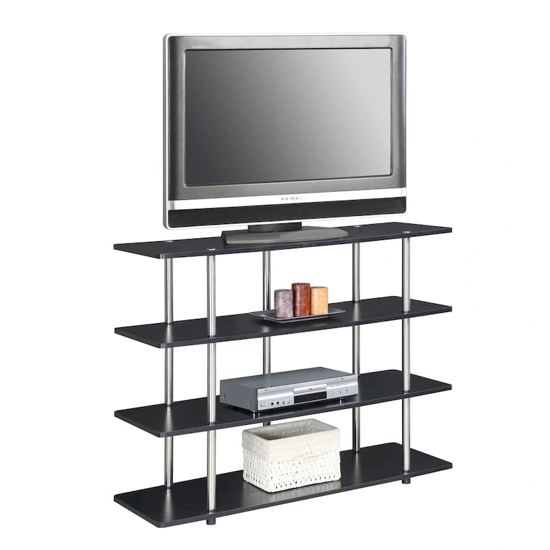 Meuble TV 4 étagères grand modèle 139,7 cm Designs2Go XL de Convenience Concepts