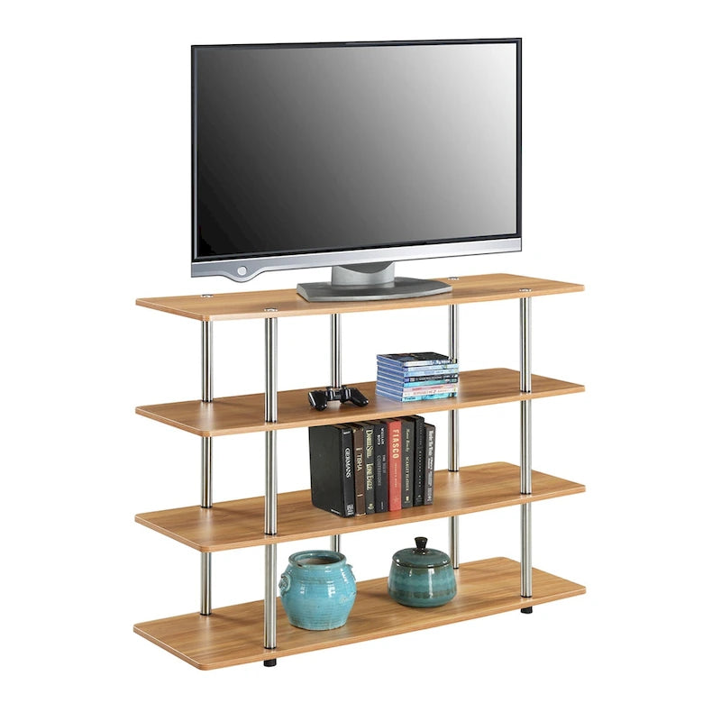 Meuble TV 4 étagères grand modèle 139,7 cm Designs2Go XL de Convenience Concepts