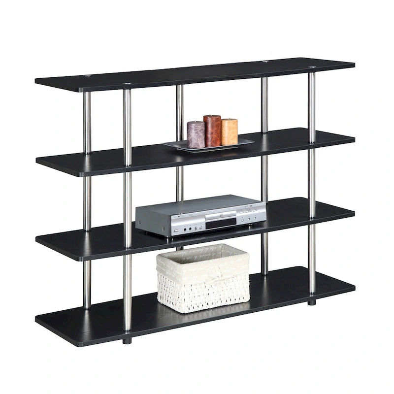 Meuble TV 4 étagères grand modèle 139,7 cm Designs2Go XL de Convenience Concepts