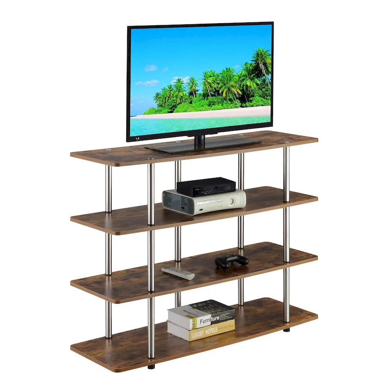 Meuble TV 4 étagères grand modèle 139,7 cm Designs2Go XL de Convenience Concepts