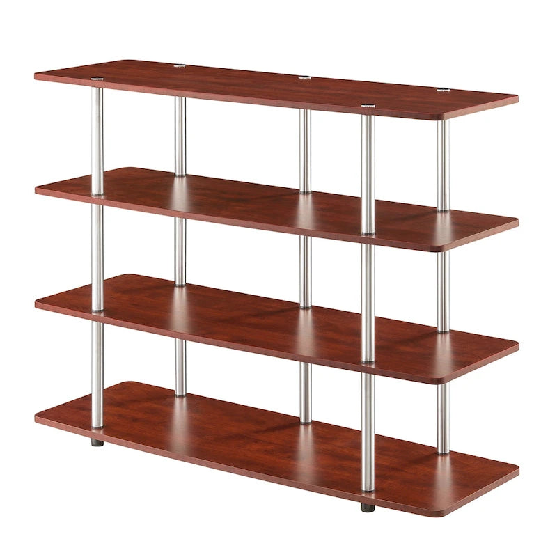Meuble TV 4 étagères grand modèle 139,7 cm Designs2Go XL de Convenience Concepts