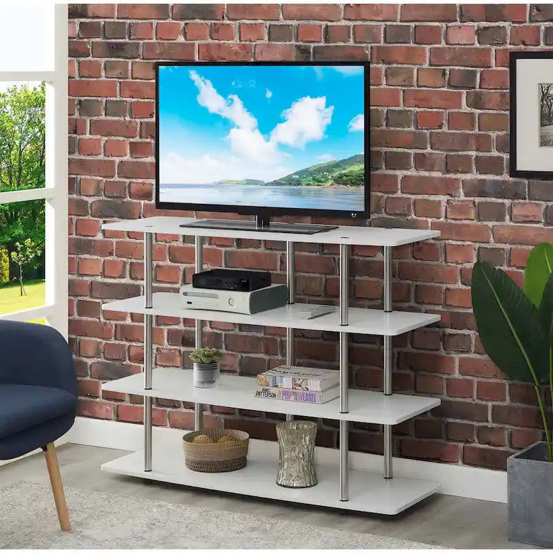 Meuble TV 4 étagères grand modèle 139,7 cm Designs2Go XL de Convenience Concepts