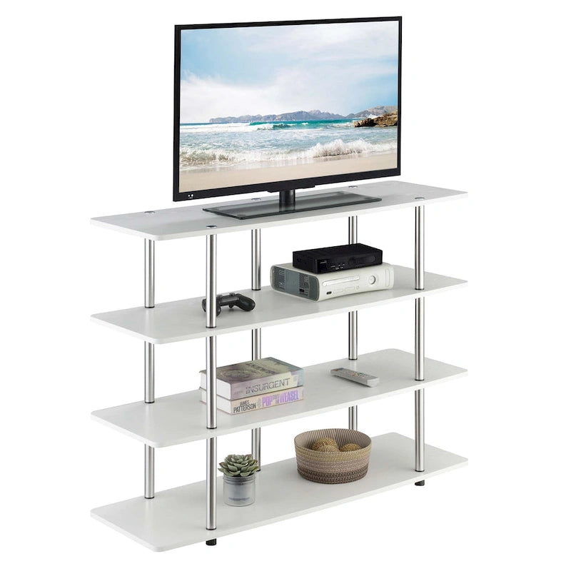 Meuble TV 4 étagères grand modèle 139,7 cm Designs2Go XL de Convenience Concepts