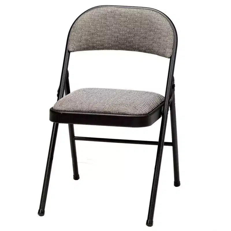 MECO Sudden Comfort Deluxe Chaises Pliantes Rembourrées, Lot de Chaises de Salle à Manger, Idéales pour les Occasions Spéciales en Intérieur ou les Événements en Extérieur, Noir (Lot de 12)
