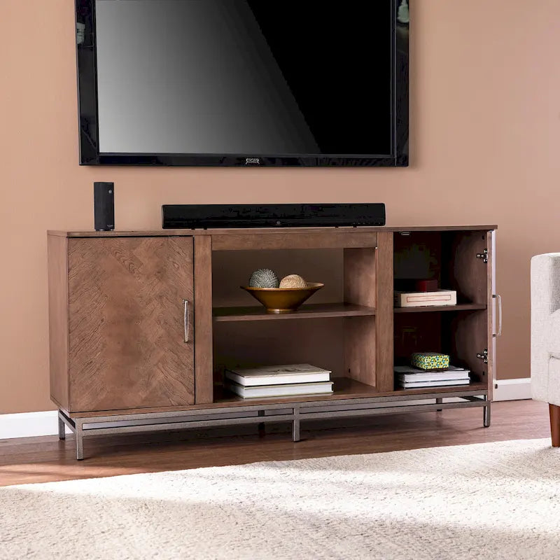 Meuble TV SEI Furniture Dibbonly avec rangement pour téléviseurs jusqu'à 56 pouces