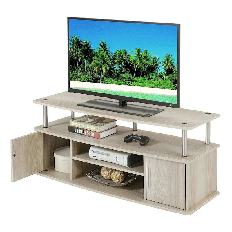 Meuble TV avec placards et étagères Designs2Go Monterey 55 pouces de Convenience Concepts