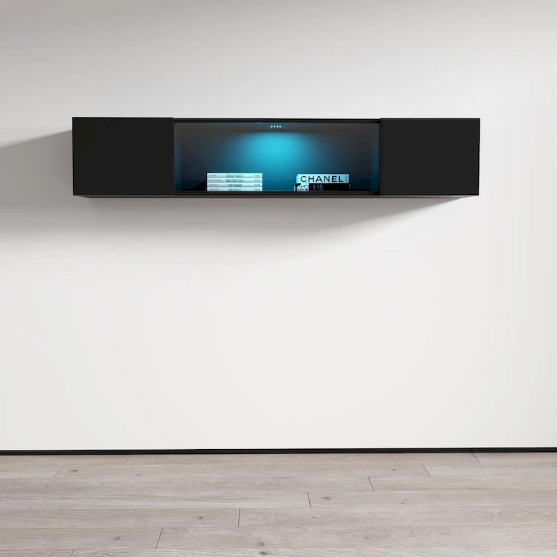 Meuble TV mural contemporain Hadi de Strick & Bolton