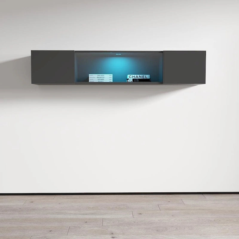 Meuble TV mural contemporain Hadi de Strick & Bolton