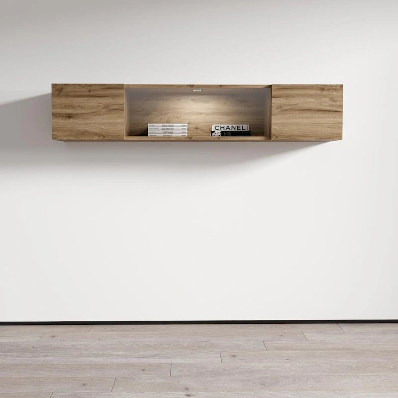 Meuble TV mural contemporain Hadi de Strick & Bolton