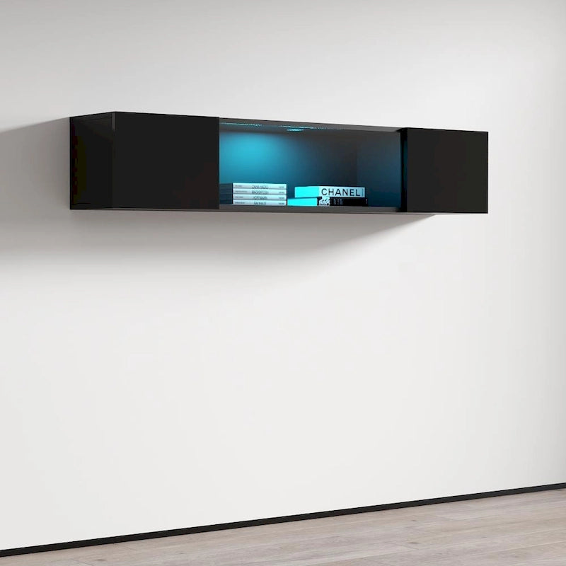 Meuble TV mural contemporain Hadi de Strick & Bolton
