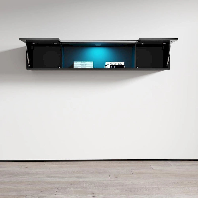 Meuble TV mural contemporain Hadi de Strick & Bolton