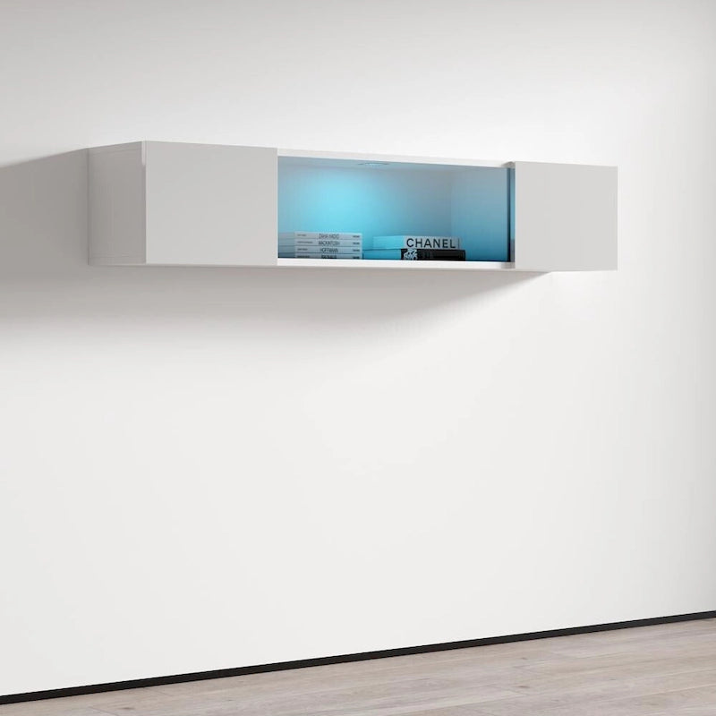Meuble TV mural contemporain Hadi de Strick & Bolton