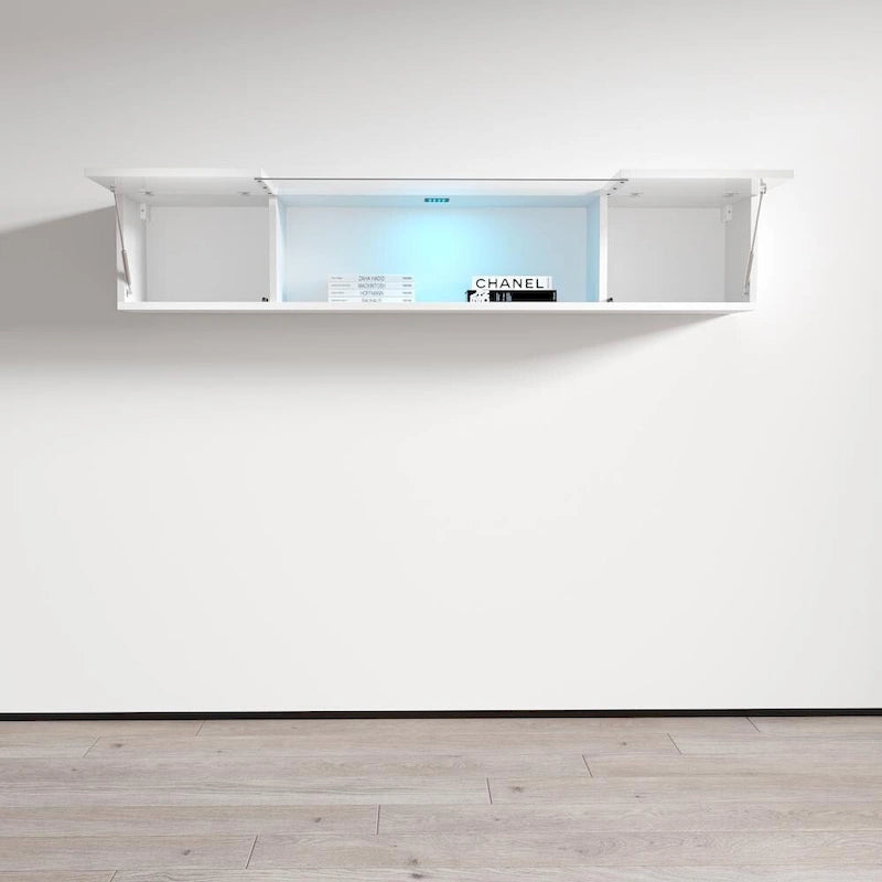 Meuble TV mural contemporain Hadi de Strick & Bolton