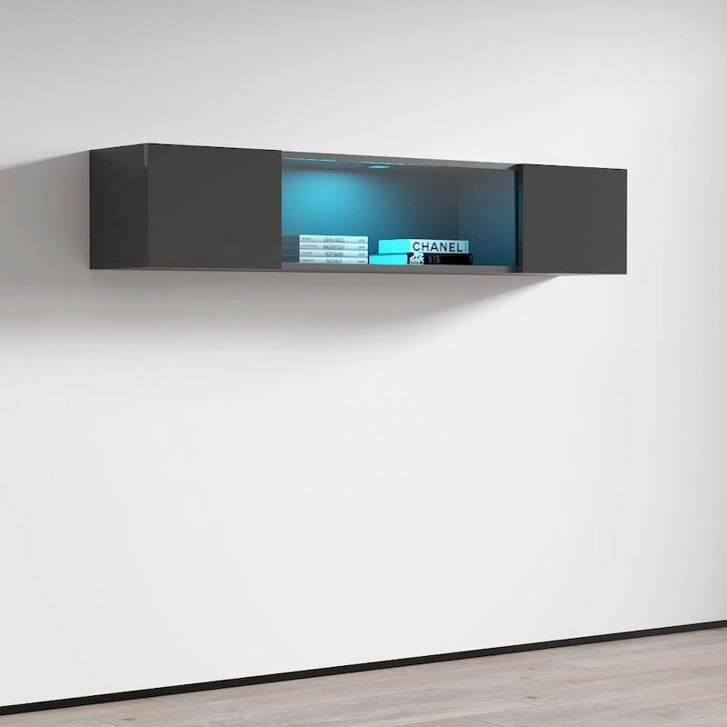 Meuble TV mural contemporain Hadi de Strick & Bolton