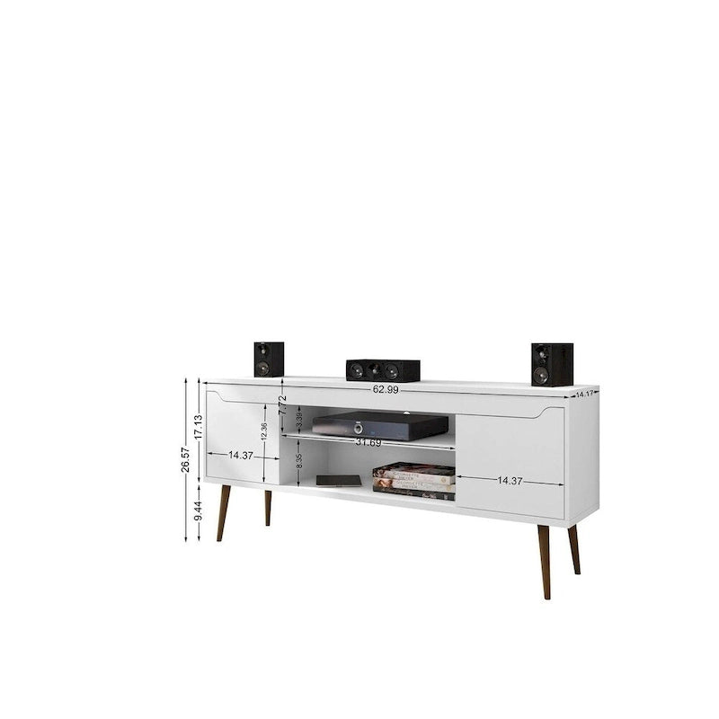 Meuble TV console de rangement Manhattan Comfort Bradley 160 cm