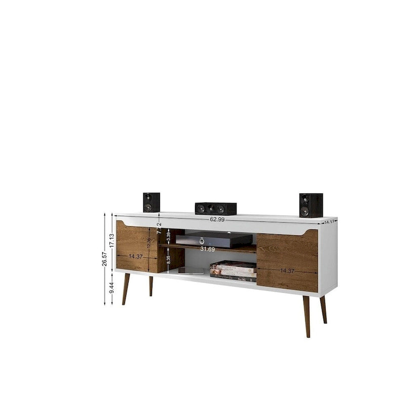Meuble TV console de rangement Manhattan Comfort Bradley 160 cm