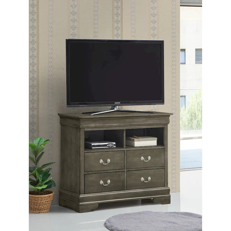 Commode Média en Bois Louis Philippe
