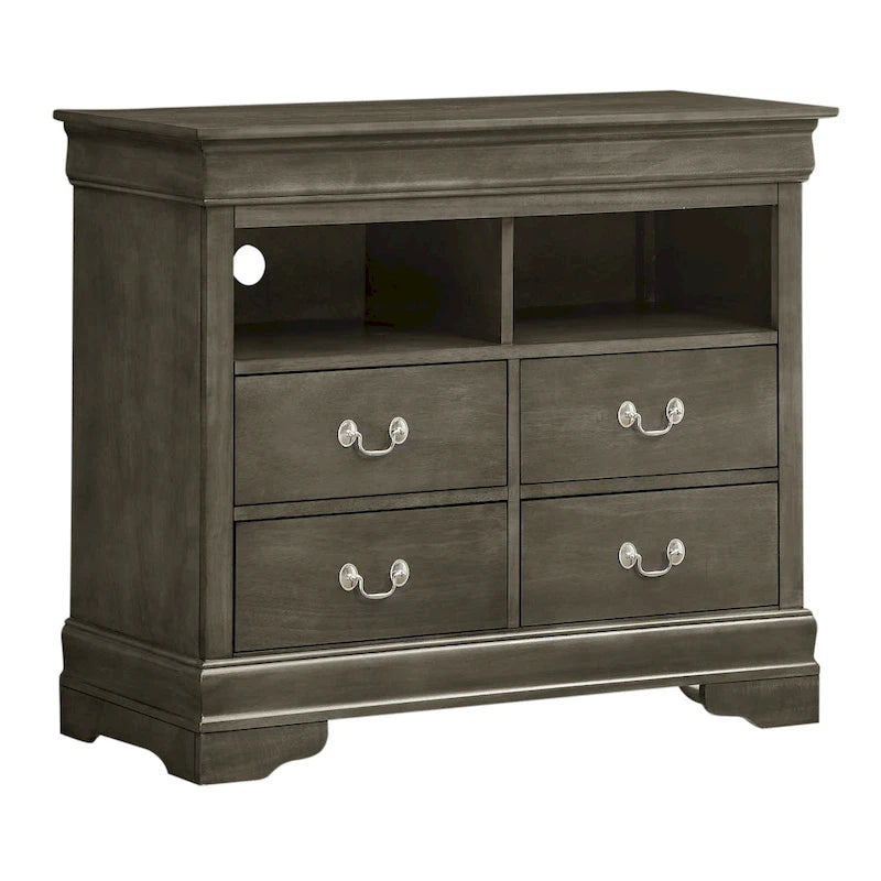 Commode Média en Bois Louis Philippe