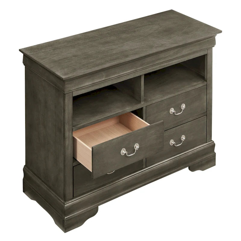 Commode Média en Bois Louis Philippe