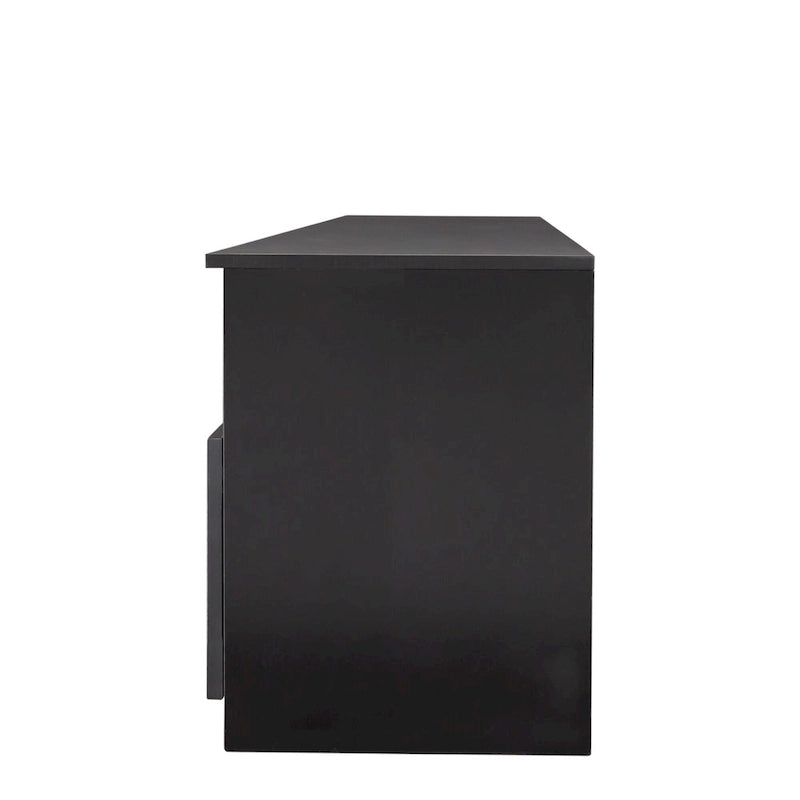 Meuble TV moderne de 70,87 po avec 3 tiroirs de rangement, console TV, meuble de divertissement pour salon