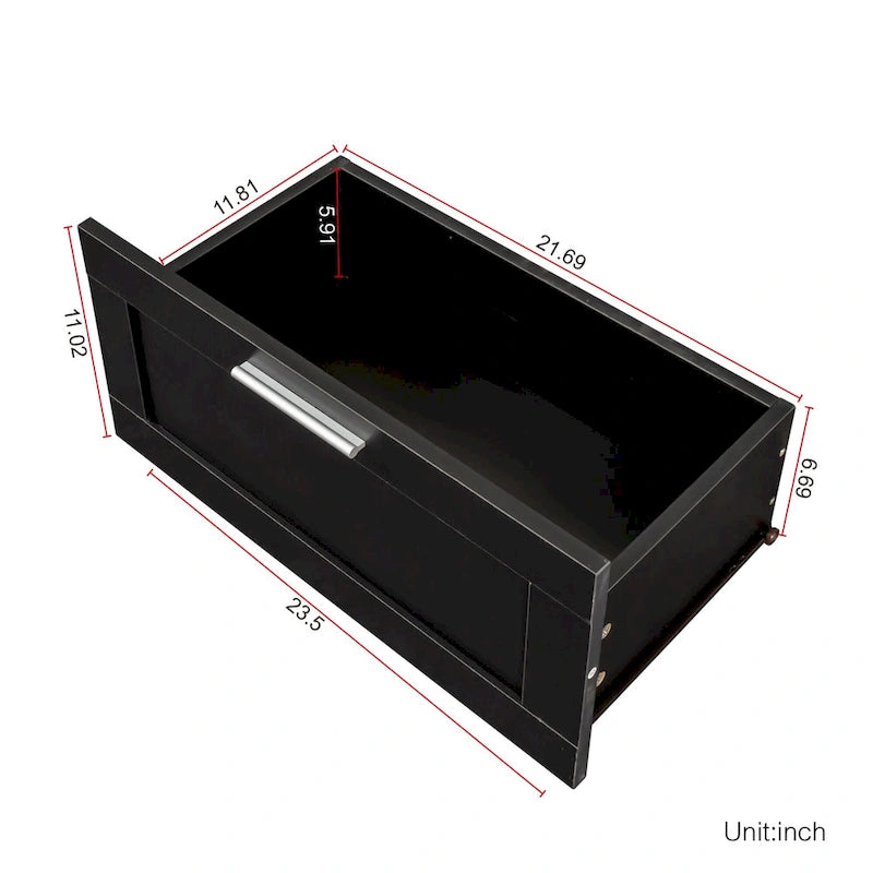 Meuble TV moderne de 70,87 po avec 3 tiroirs de rangement, console TV, meuble de divertissement pour salon