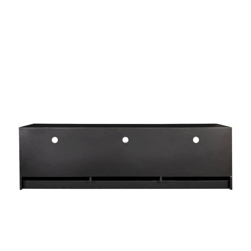 Meuble TV moderne de 70,87 po avec 3 tiroirs de rangement, console TV, meuble de divertissement pour salon