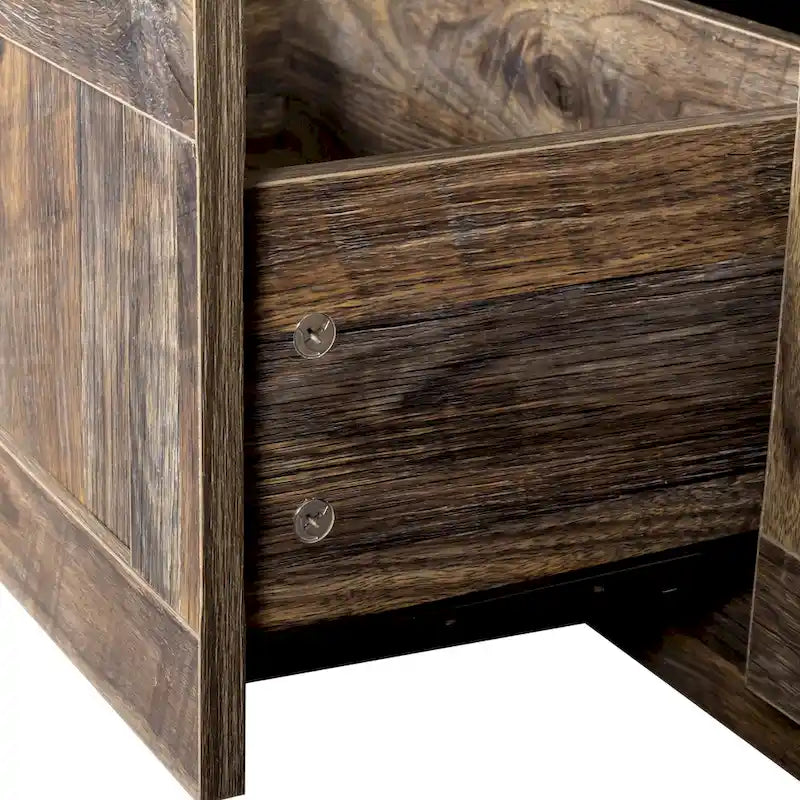 Meuble TV moderne de 70,87 po avec 3 tiroirs de rangement, console TV, meuble de divertissement pour salon