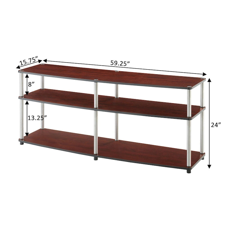 Meuble TV 3 niveaux 65 pouces Designs2Go de Convenience Concepts