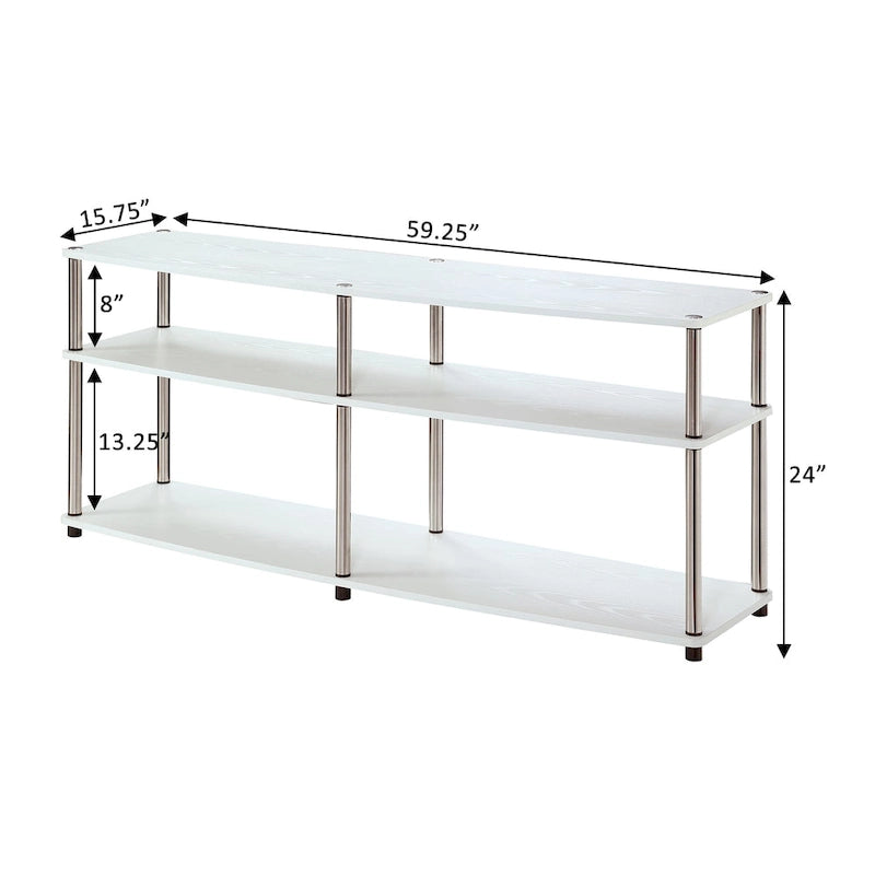 Meuble TV 3 niveaux 65 pouces Designs2Go de Convenience Concepts