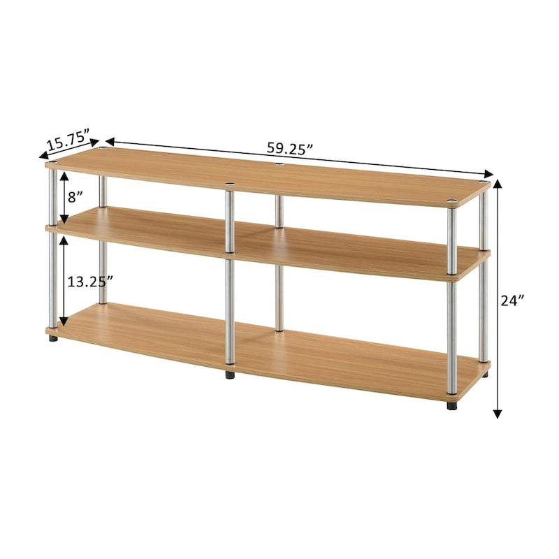 Meuble TV 3 niveaux 65 pouces Designs2Go de Convenience Concepts