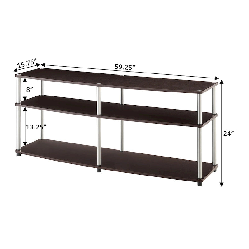 Meuble TV 3 niveaux 65 pouces Designs2Go de Convenience Concepts