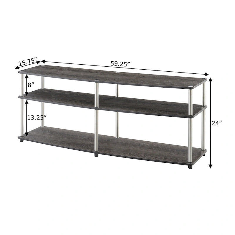Meuble TV 3 niveaux 65 pouces Designs2Go de Convenience Concepts