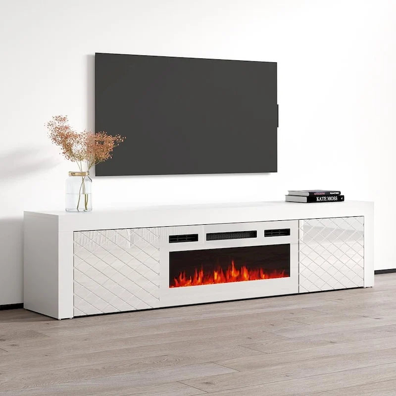 Meuble TV Dia WH-EF pour cheminée électrique 71