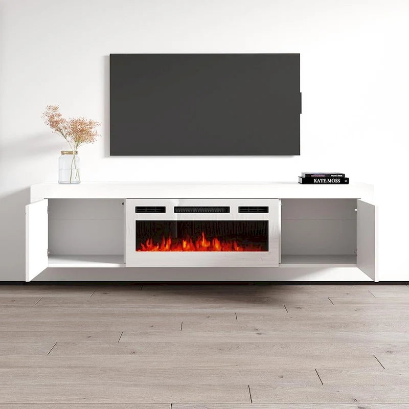 Meuble TV Dia WH-EF pour cheminée électrique 71