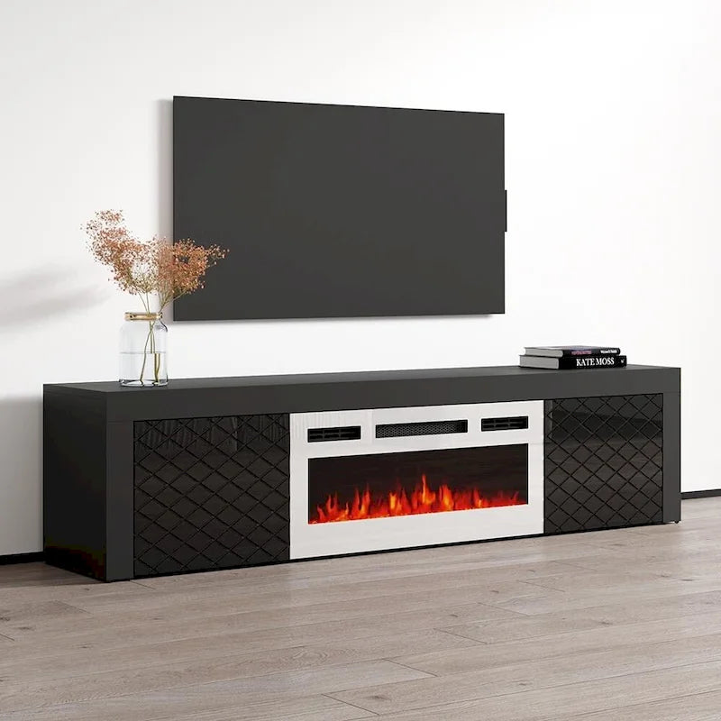 Meuble TV Dia WH-EF pour cheminée électrique 71
