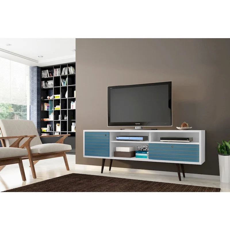 Meuble TV console Manhattan Comfort Liberty 70.86 po. mi-siècle moderne
